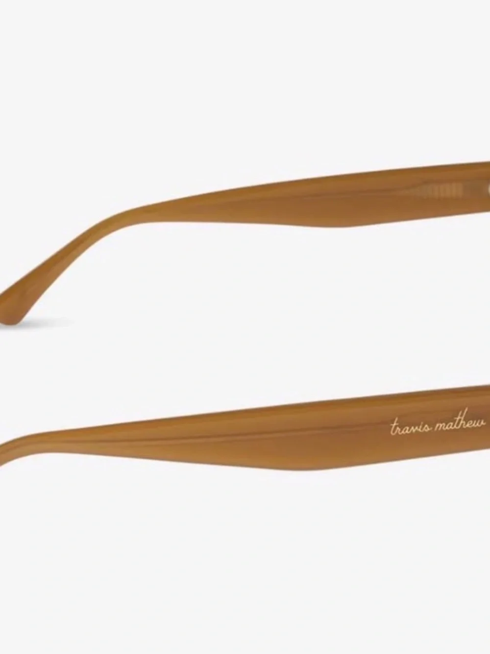 NEW Travis Mathew TM x DIFF Solana Sunglasses in Caramel, Reg. price $129.95